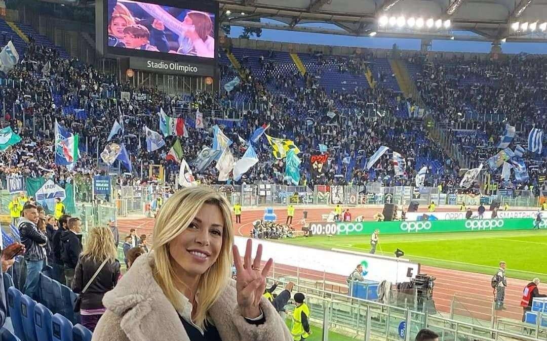 Lazio - Lecce, le esultanze delle wags biancocelesti per i quattro gol