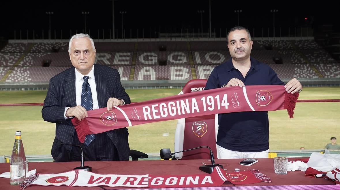 Lotito: “Qui c’è la Reggina, non la Lazio. Lavoreremo per riportarla in alto”
