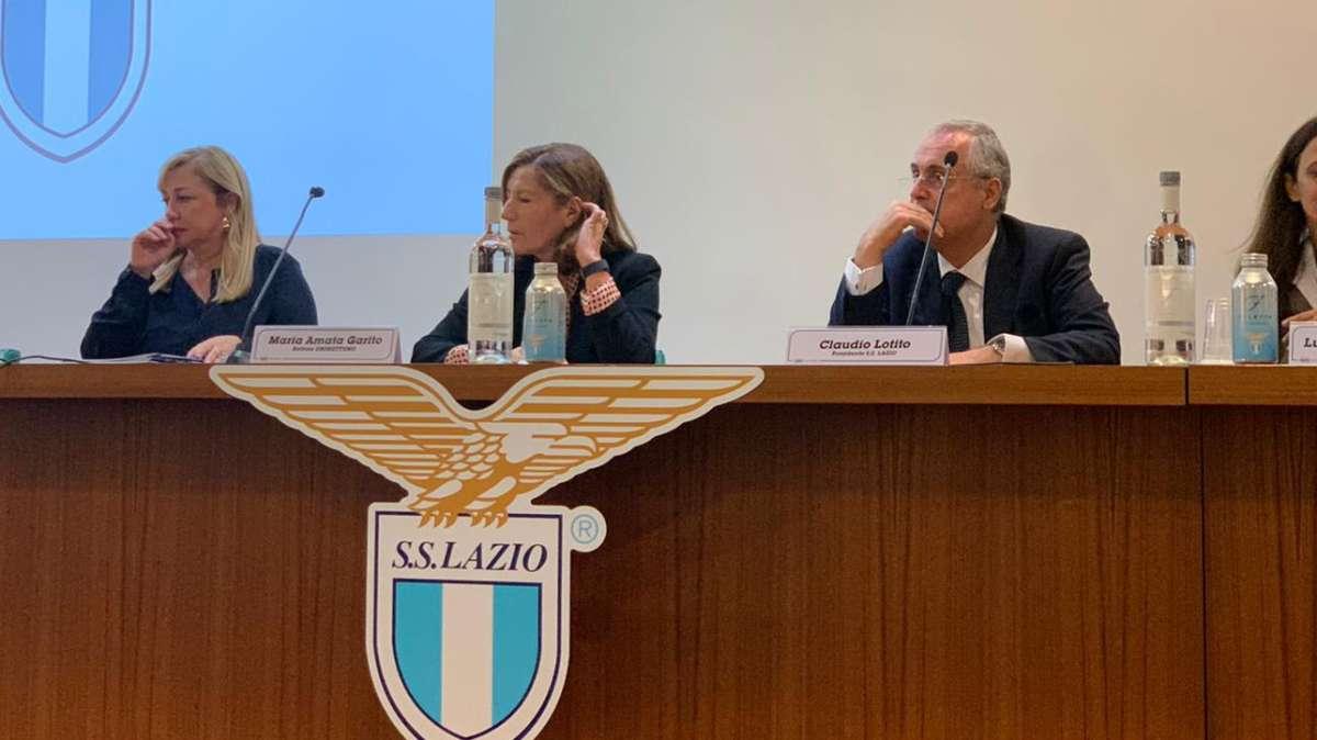 Lazio, Calcio-educazione-Cultura: all'Olimpico presente Lotito - FOTO