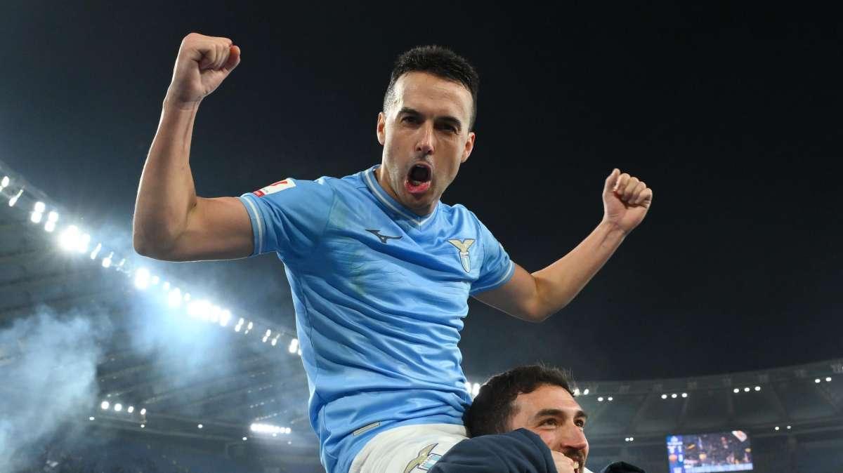 Lazio - Sassuolo, Pedro incantato: "Serata bellissima, grazie a tutti!" - FOTO