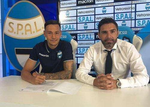 Spal, l'addio di Murgia: "Porterò sempre la Lazio nel cuore. Grazie!"