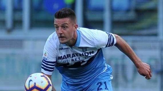 Lazio, Milinkovic torna in campo: il messaggio sui social