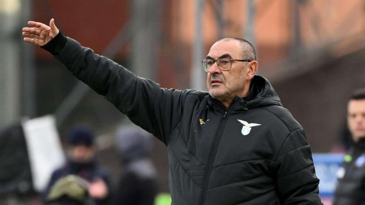 Lazio - Genoa, Sarri a Mediaset: "Sento sempre parlare di crisi ma in una settimana..."