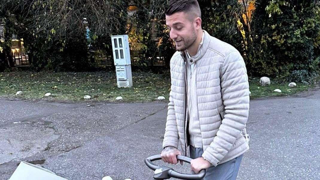 Lazio, domenica di relax. E Milinkovic veste i panni del super-papà!