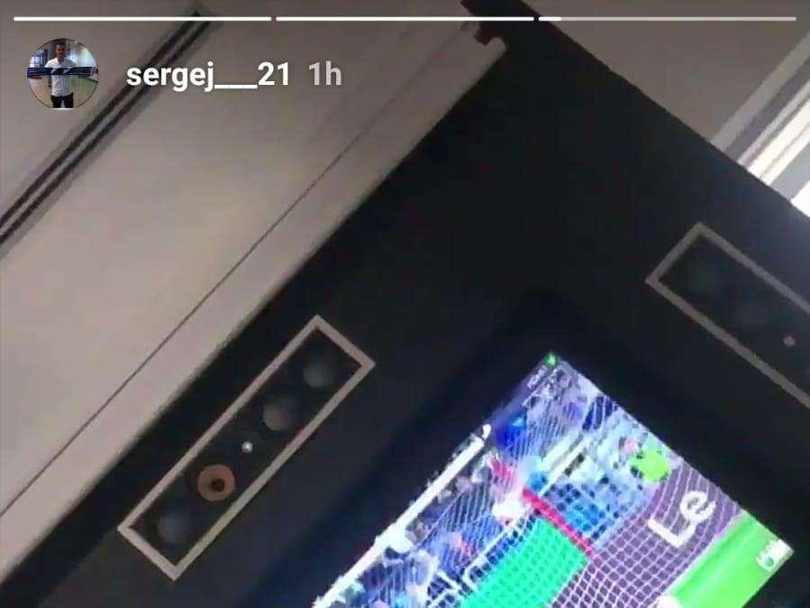 Lazio, Milinkovic e Patric tifano da casa i compagni - FOTO
