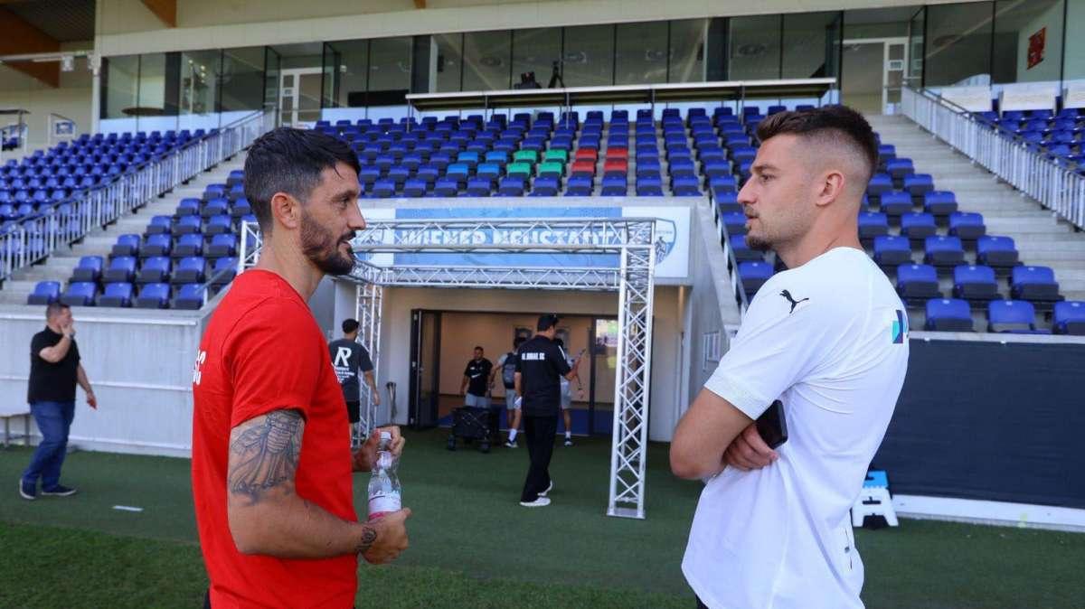 Ex Lazio, Milinkovic sfida Luis Alberto: amichevole da dolci ricordi - FOTO