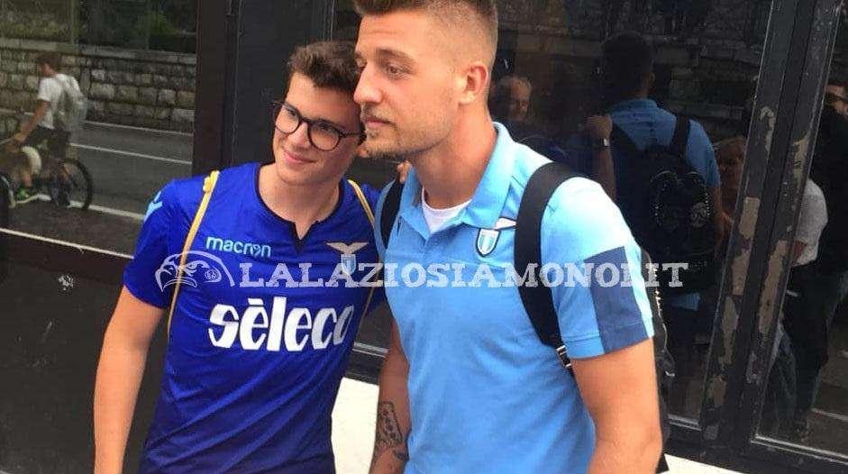 Paderborn - Lazio, Milinkovic esulta: “Bravi ragazzi!" - FOTO