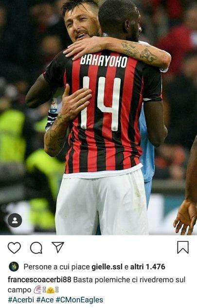 Lazio, Acerbi smorza i toni: "Basta polemiche, ci rivedremo sul campo" - FOTO