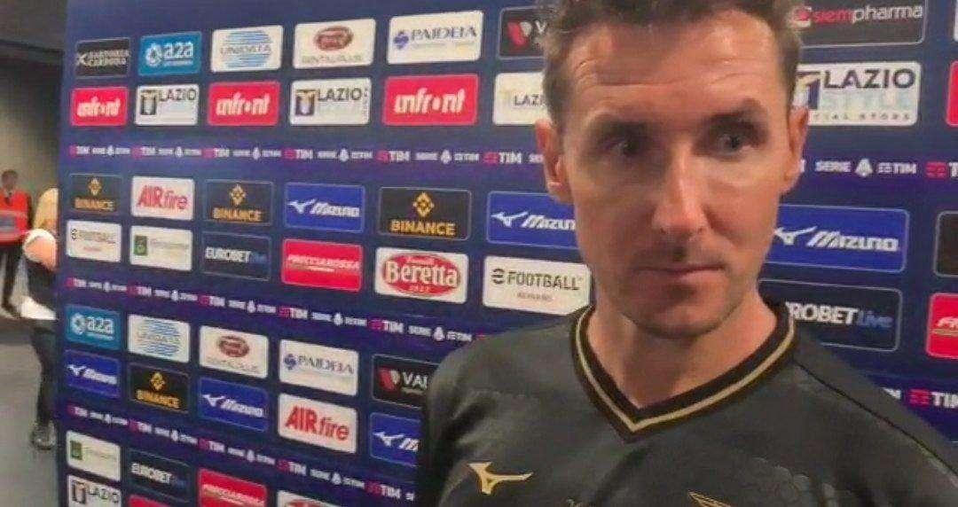 Klose: "Rapporto col club? Non dico bugie. Lazio, per la Champions..." - VIDEO
