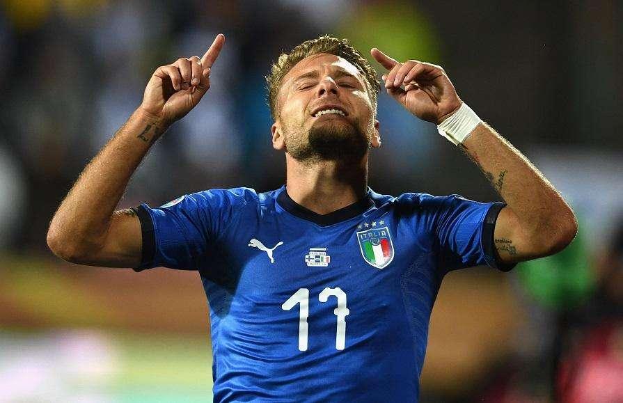 Lazio, Immobile supera Totti per gol con la maglia dell'Italia