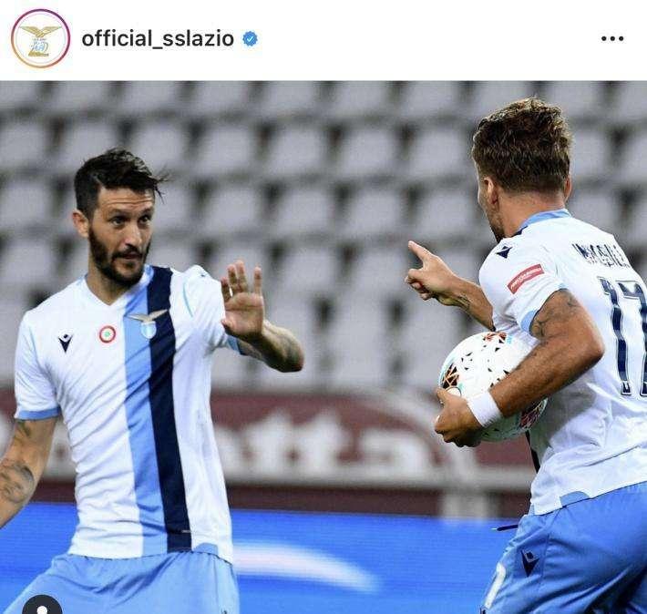 Torino-Lazio, l'esultanza del club: "Mille volte vincitori"