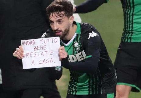 Sassuolo, Caputo: "Vedere il calendario è una luce in fondo al tunnel"