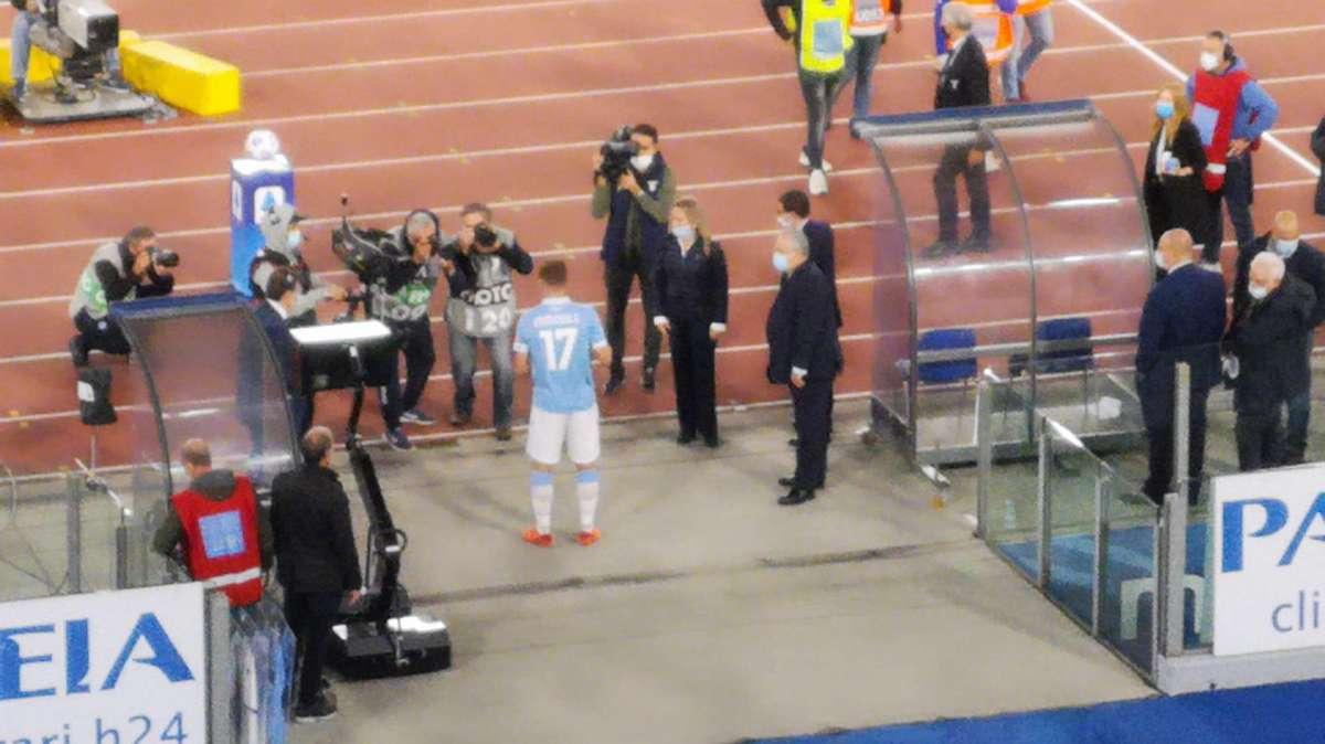 Lazio - Atalanta, Immobile miglior attaccante della Serie A: la premiazione all'Olimpico - F&V