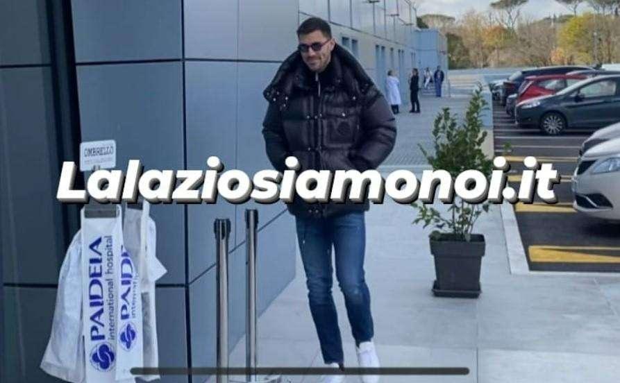 Lazio, terminati i controlli per Romagnoli: il centrale lascia la Paideia  - FOTO&VIDEO