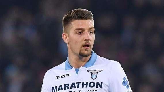 Calciomercato Lazio, due dirigenti del Barcellona osservano Milinkovic in Nazionale