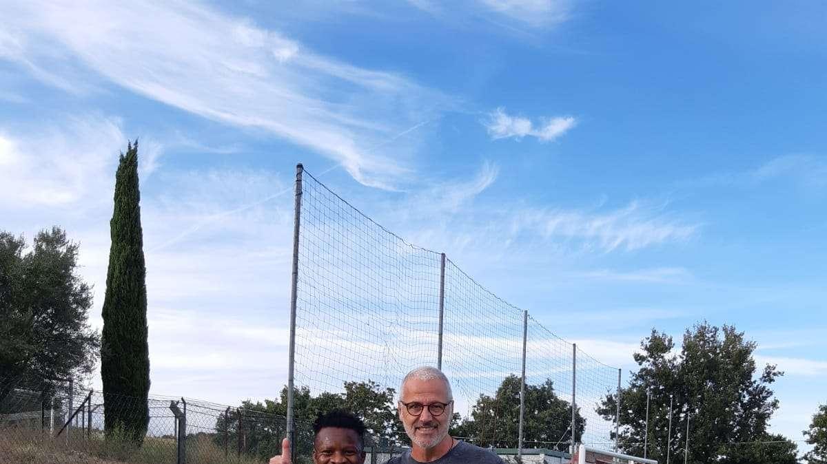 Onazi, allenamento al campo dell'Asd Formello. Il pres. Serafini: "La Lazio gli è rimasta nel cuore" - FT