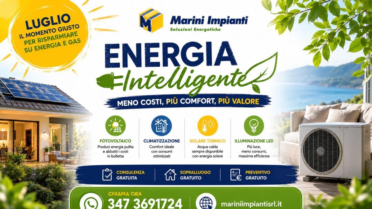 RISPARMIA SU ENERGIA E GAS: luglio è il mese in cui i consumi fanno la differenza