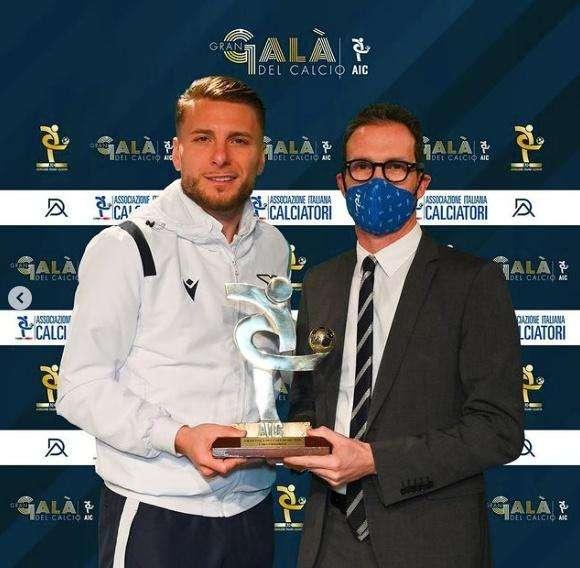 Lazio, Immobile dalla Scarpa d'Oro al Gran Galà: tutti i premi