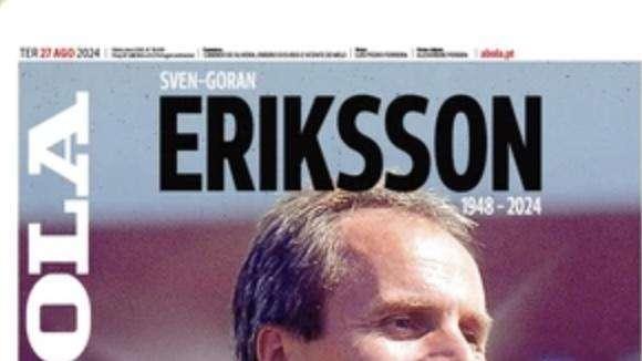 Eriksson, tutto il mondo ricorda Sven: le prime pagine dei quotidiani - FOTO