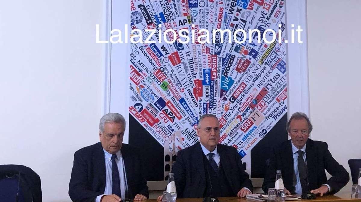 Lazio, Lotito alla stampa estera: "Siamo una società di valori, basta con certe etichette" -VD