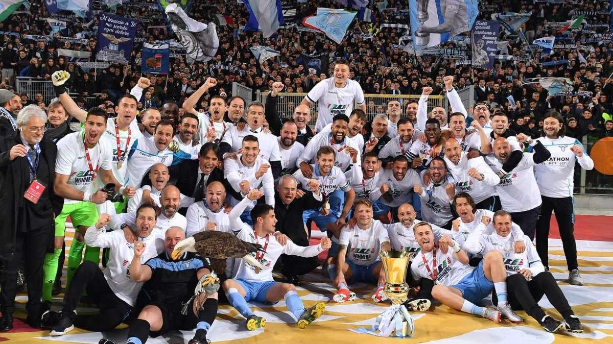 Lazio, il ricordo della Coppa Italia vinta contro l'Atalanta: "È nostra!" - FOTO