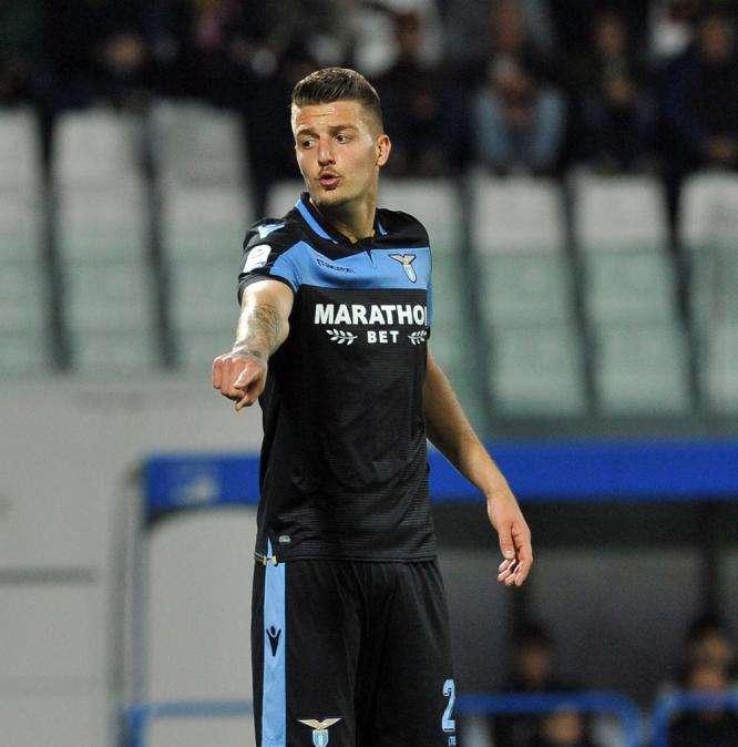 Lazio, Milinkovic lavora in piscina: vuole tornare per la finale