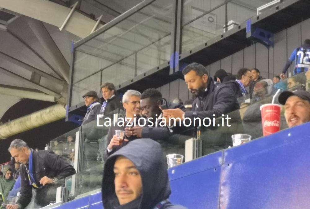 Lazio, Adekanye all'Olimpico: "Qui per tifare i biancocelesti. Futuro? Vedremo..."