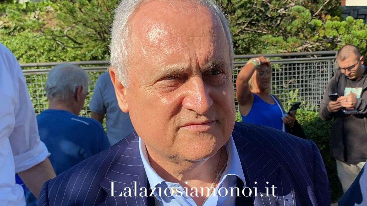 Lazio, Lotito: "Mercato? Prenderò quello che serve". E sul capitano...