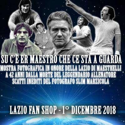 LA MOSTRA DEDICATA ALLA LAZIO DI MAESTRELLI: SCATTI MAI VISTI DELLA SLIMAGINE PRODUCTION - TI ASPETTIAMO IL 1 DICEMBRE AL LAZIO FAN SHOP CON WILSON E ODDI