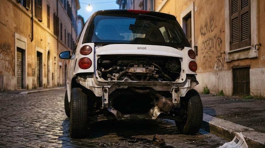 Roma | Auto smontate, il litorale di Roma e Lazio in allarme rosso