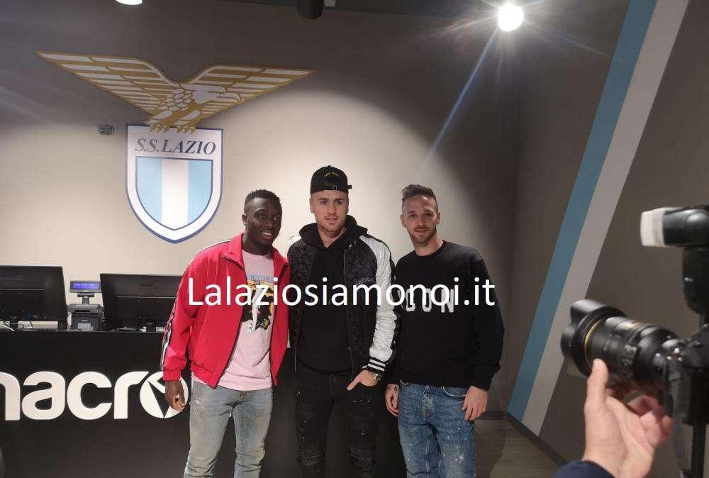Lazio, i giocatori all'inaugurazione del Lazio Style a Valmontone - FT&VD