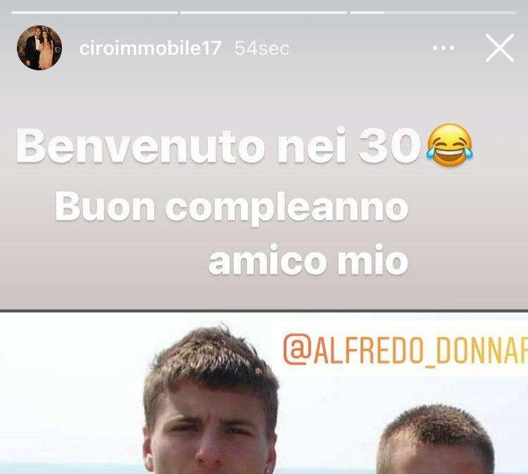 Lazio, Immobile e gli auguri ad Alfredo Donnarumma: "Quanto tempo è passato..." - FT