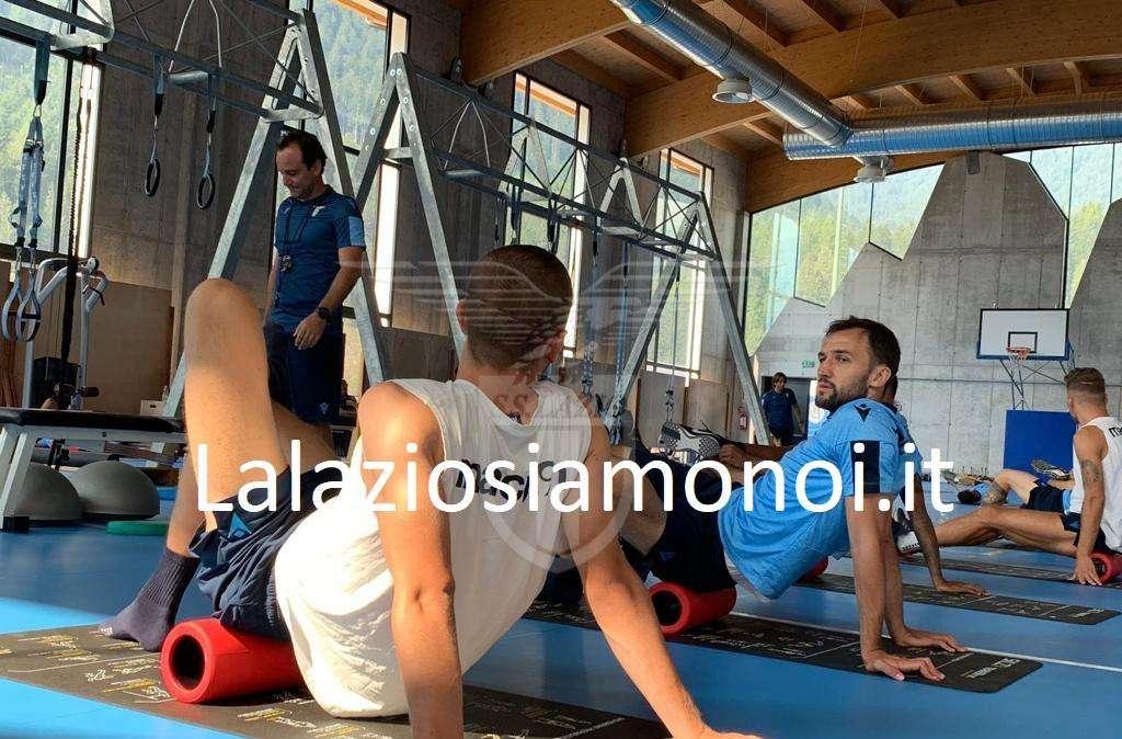 RITIRO LAZIO, GIORNO 13 - Fine seduta: oggi pomeriggio di riposo