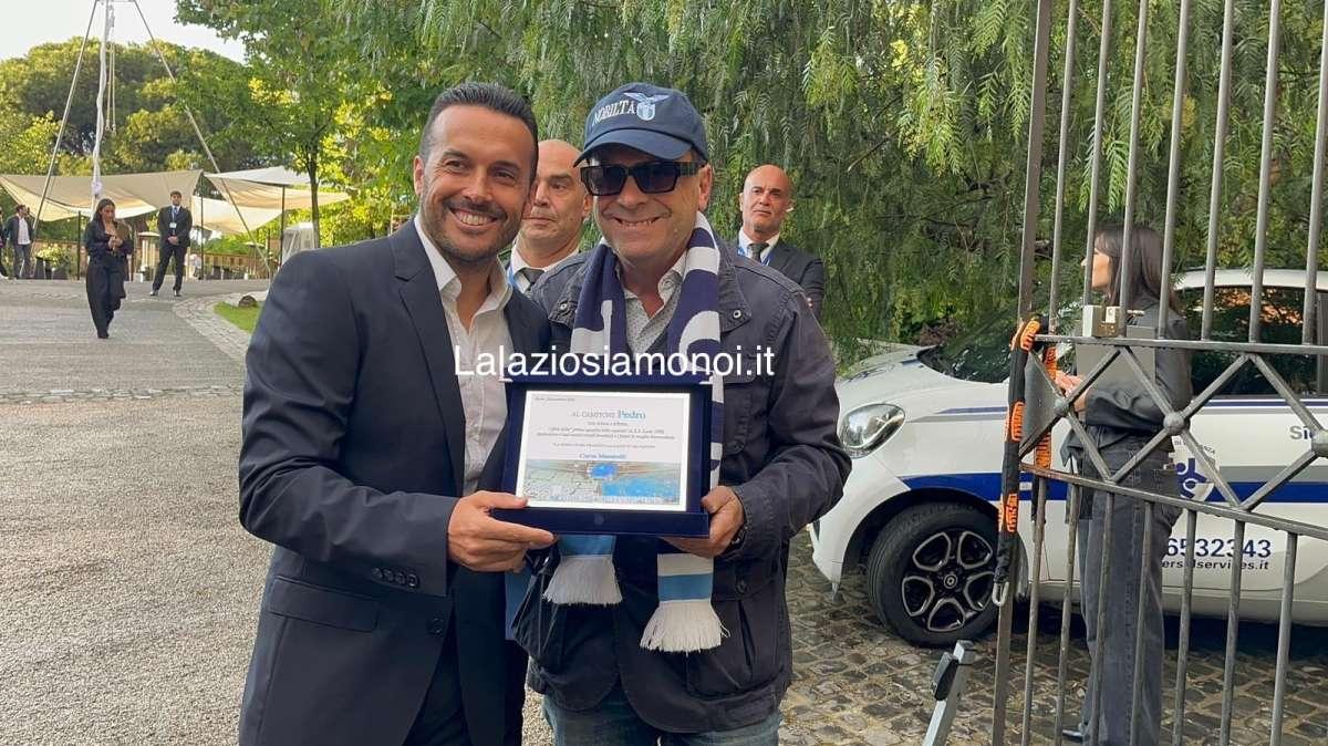 Lazio, festa per l'addio di Pedro: i discorsi di Pedro e Lotito - FT & VD