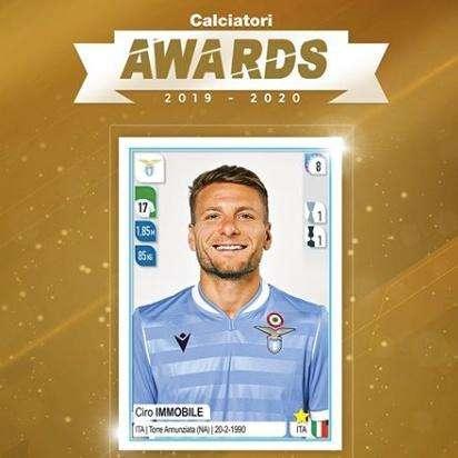 Lazio, Immobile vince i Panini Awards: battuti Ronaldo e Lukaku - FOTO
