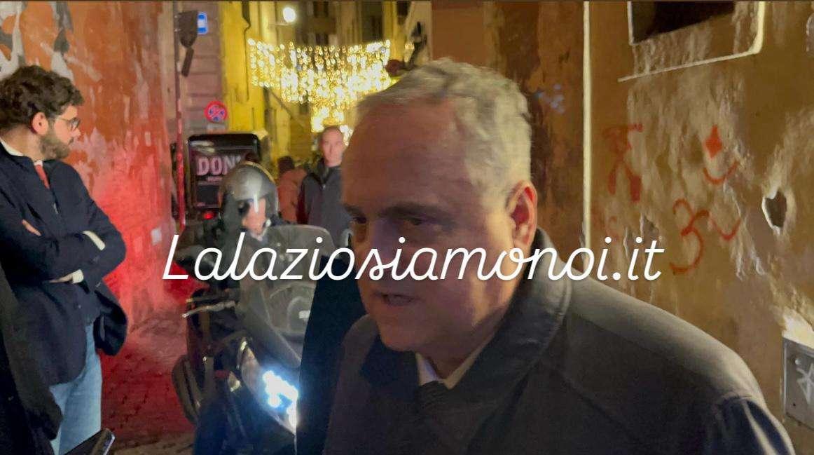 Lazio, Lotito: "Un bagno d'umiltà serve sempre. Pensiamo a recuperare e..." - VIDEO