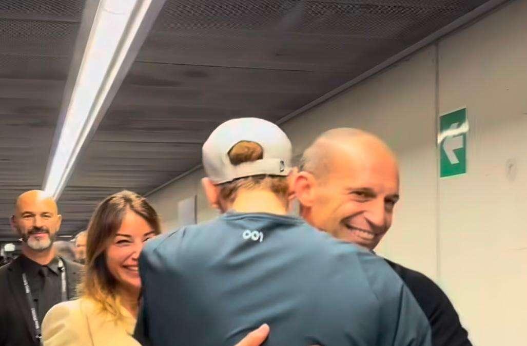 Atp Finals | Sinner incontra Allegri: il siparietto è virale sui social