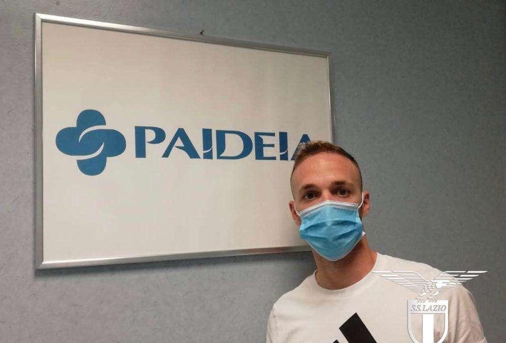 Lazio, Lazzari in Paideia: probabile elongazione al polpaccio FOTO