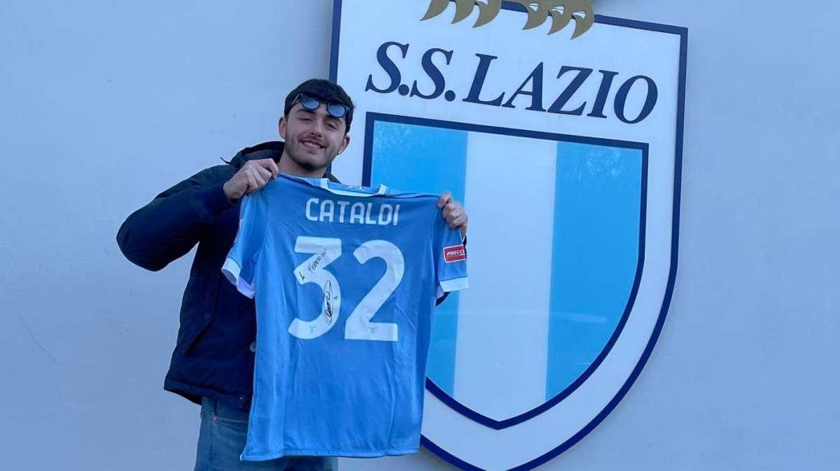 Lazio, Cataldi cuore d'oro: il pensiero per Federico Giallatini