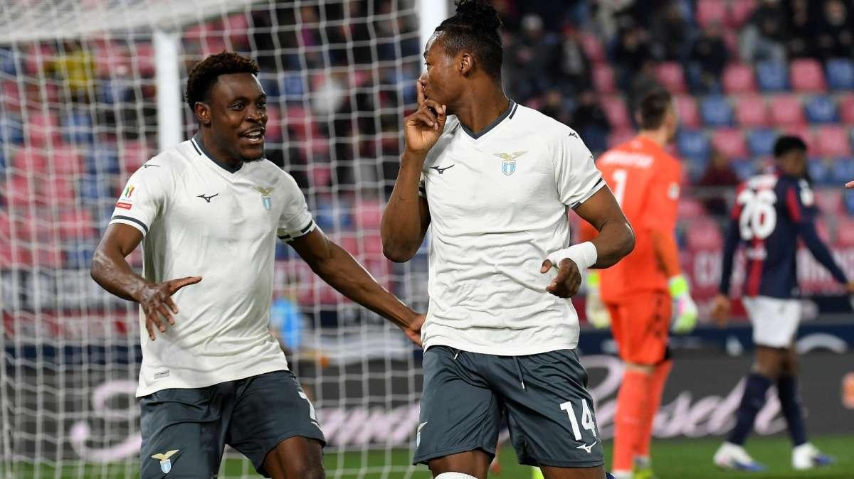 PAGELLE Bologna-Lazio: Dele spacca, Noslin segna. Provedel mura Ferguson