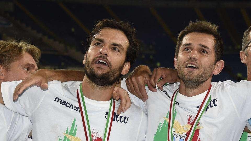 Lazio, gli ex Stendardo e Parolo si allenano insieme. Lulic invece... - FT
