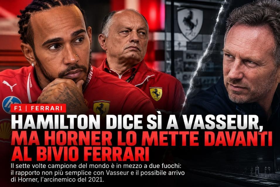 F1 | Hamilton-Vasseur, spunta Horner: la Ferrari davanti al bivio
