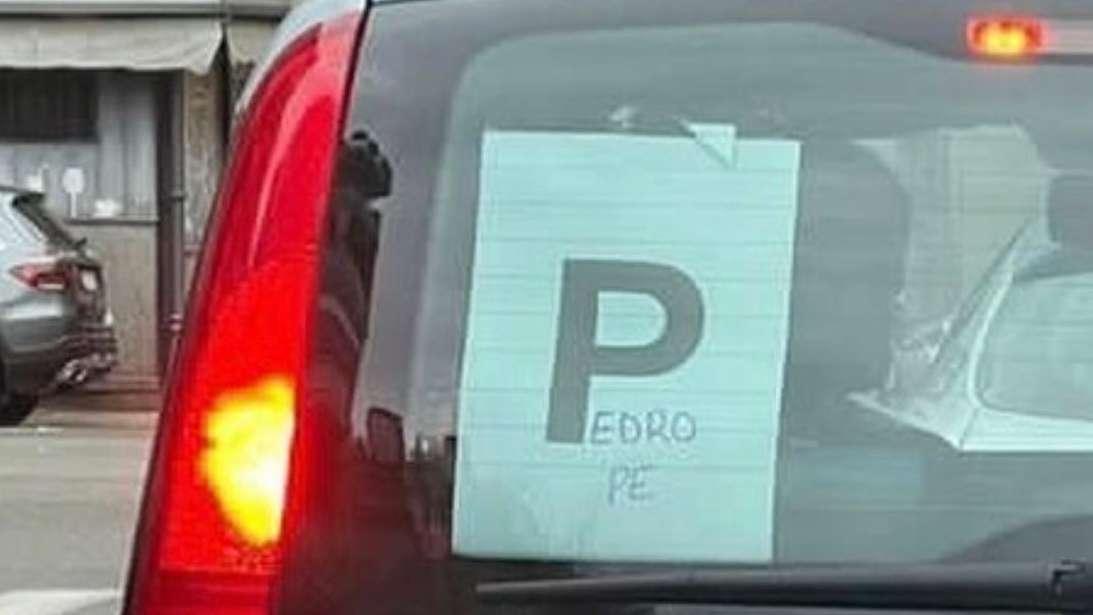 "Principiante? No, Pedro Pe", il neopatentato romano che ha fatto il giro del web - FOTO