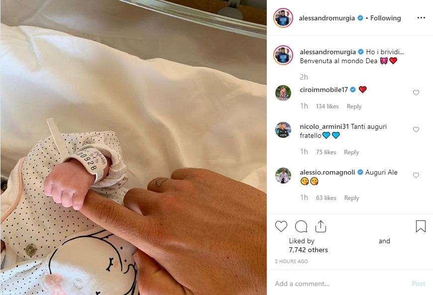 Lazio, Murgia è diventato papà: gli auguri degli ex compagni - FOTO