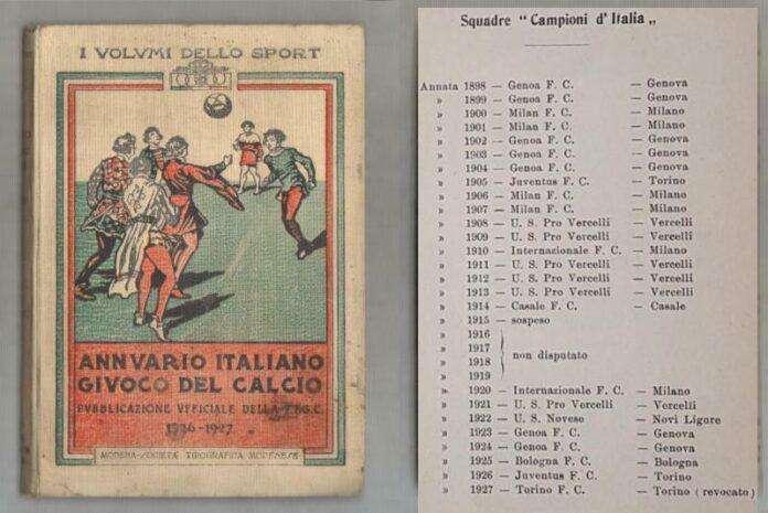 Scudetto 1915, Mignogna: “Ecco le mie verità. Ora l’iter riprenda senza condizionamenti”