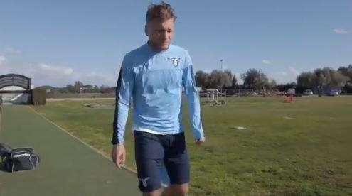 Lazio, allarme rientrato per Immobile: Ciro è già in campo - VIDEO