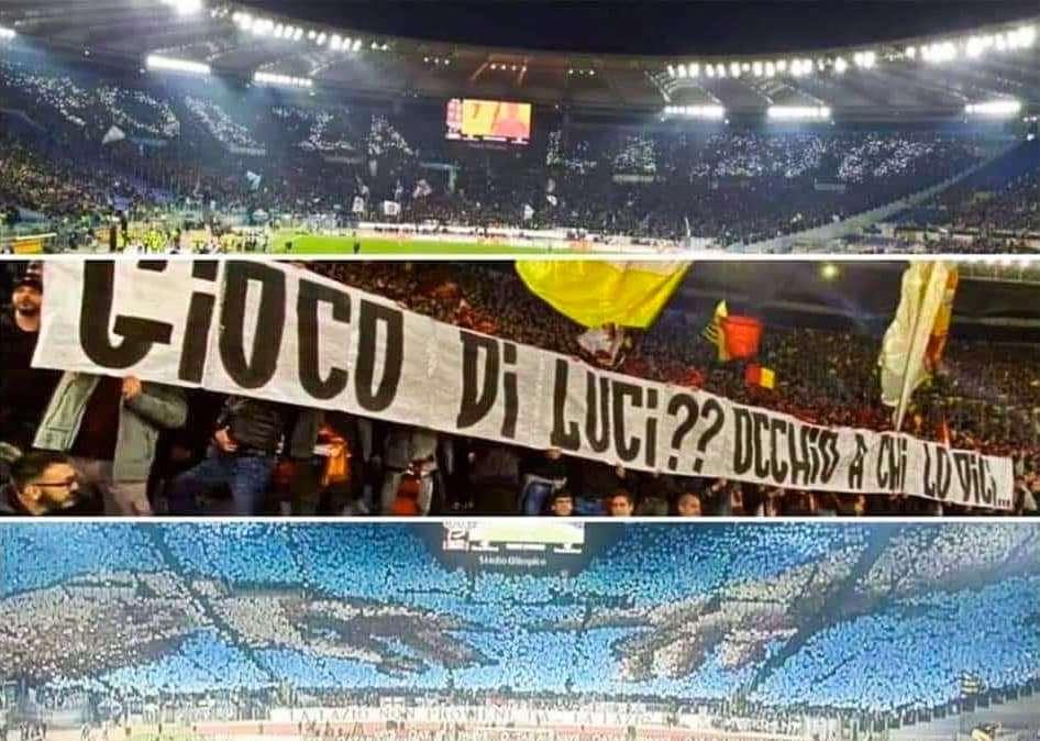 Roma - Lazio, la Nord e la finta scenografia: "Pensavi di avermi sgamato..."