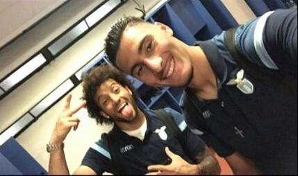 Lazio, Strakosha e Felipe Anderson si incontrano ad Atene - FOTO