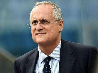 Lazio, Lotito: "De Laurentiis a 30 metri da me, ma farò il tampone"