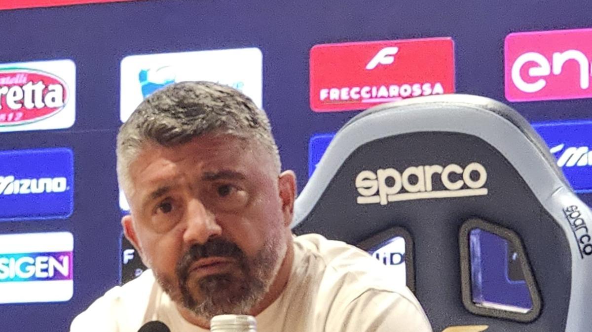 Lazio, Gattuso in conferenza: "Ci metto la faccia, partita brutta"